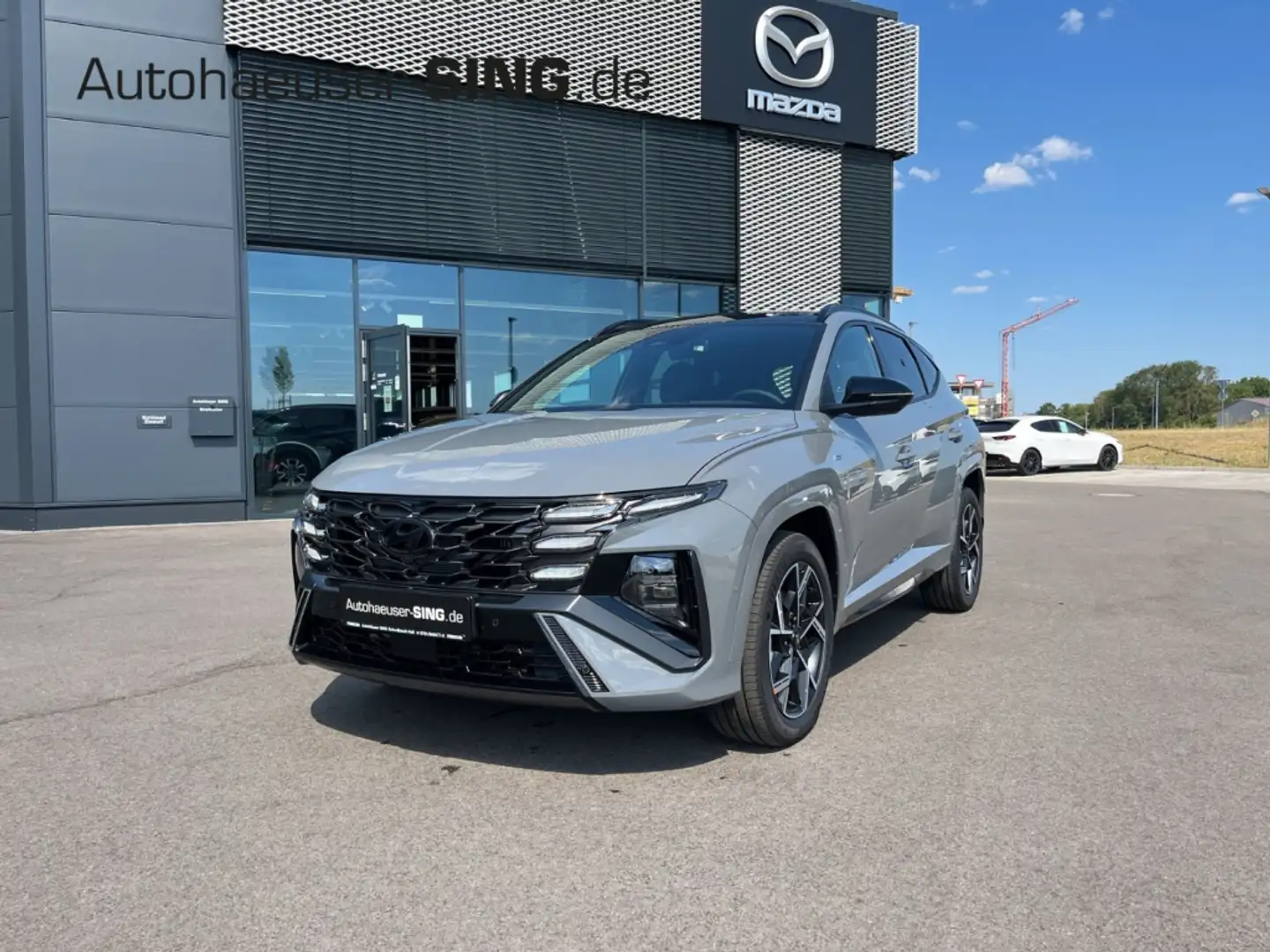 Hyundai TUCSON Hybrid N-Line Matrix Pano HeadUP 360° ECS Grau - 1