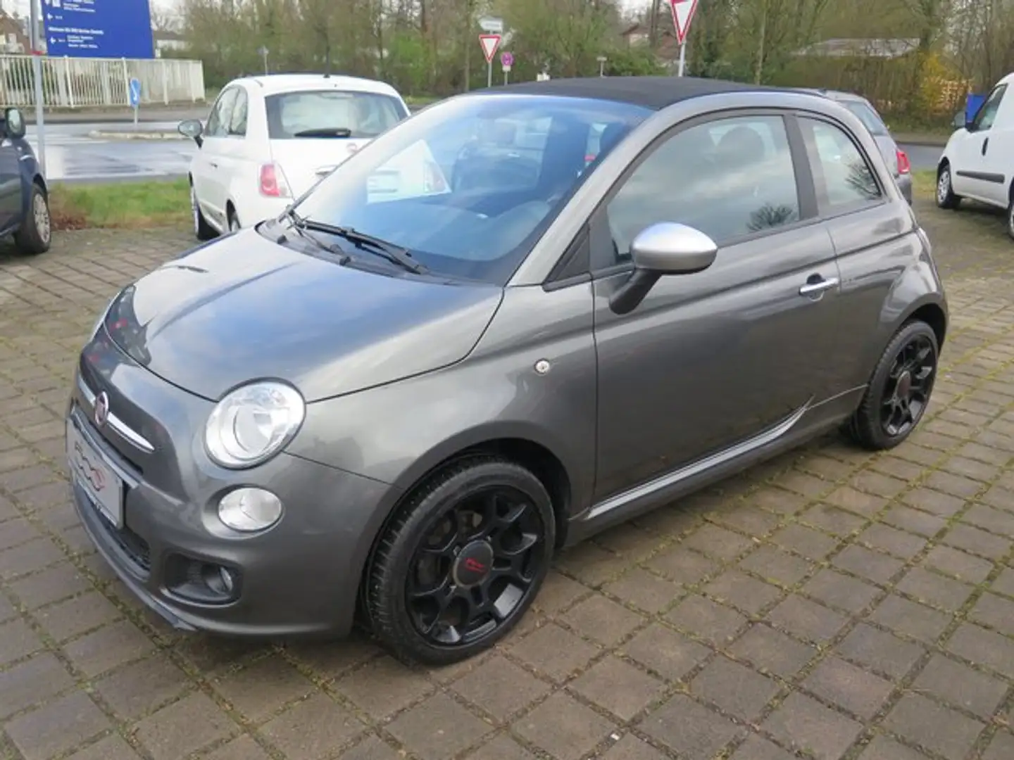 Fiat 500 500  Cabrio Sport Gris - 1