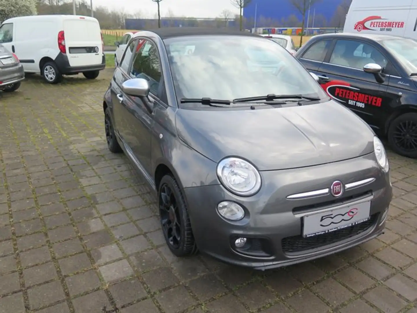 Fiat 500 500  Cabrio Sport Gris - 2