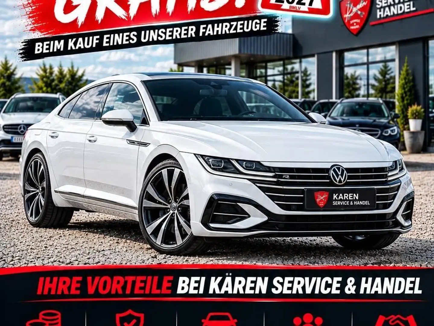 Volkswagen Arteon Elegance Weiß - 1