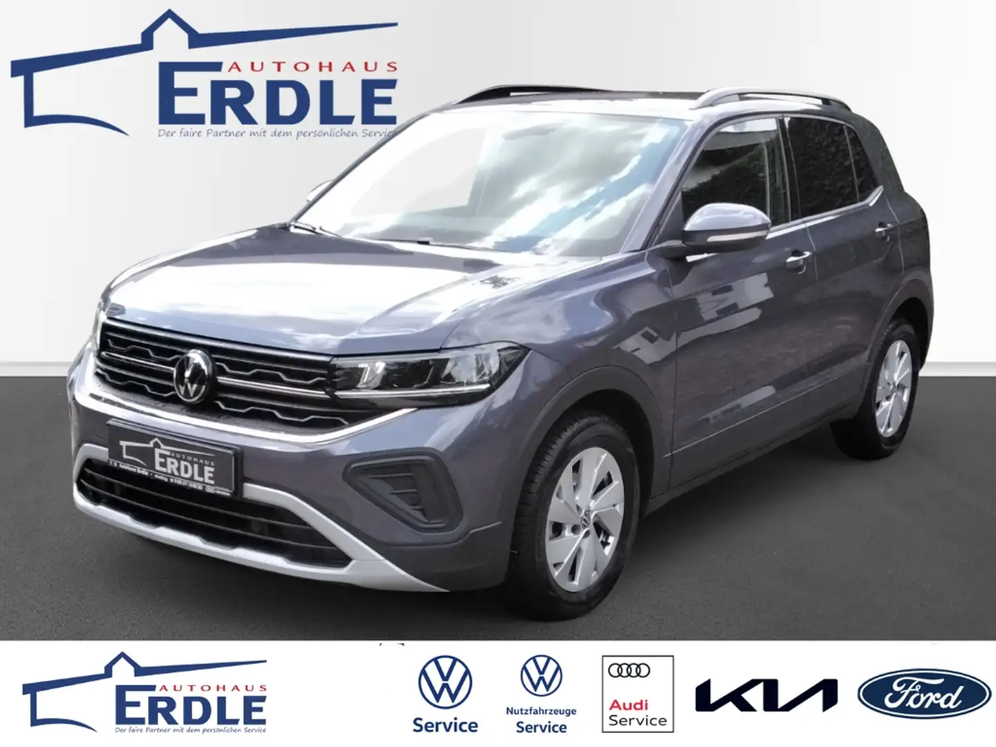 Volkswagen T-Cross 1.0 TSI Life *neues Modell *rear view *Navi * Grau - 1