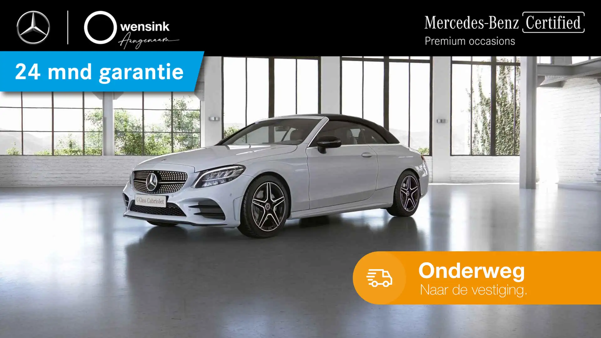 Mercedes-Benz C 180 Cabrio Premium Plus Pack | AMG | Widescreen | Stoe Wit - 1