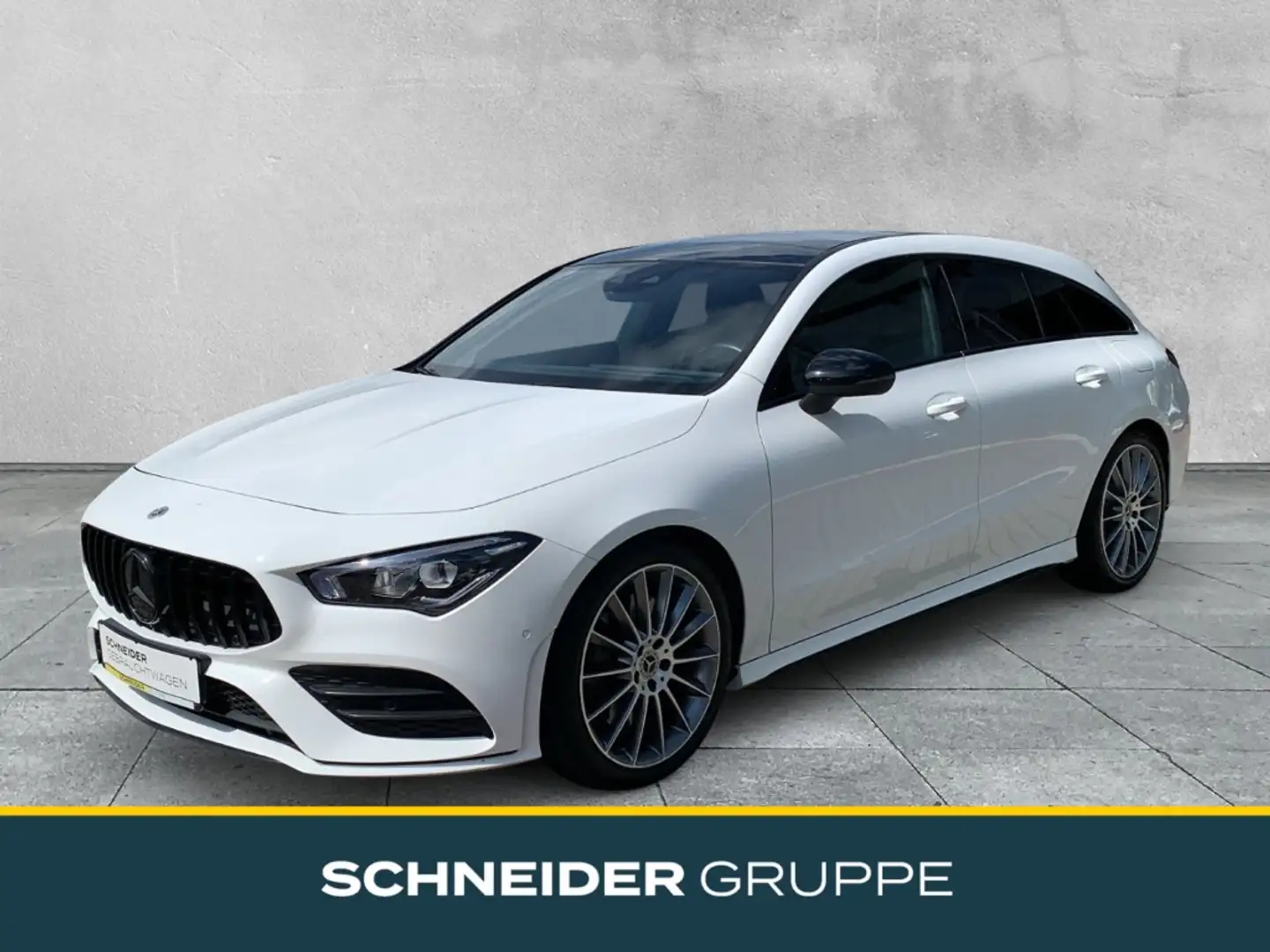 Mercedes-Benz CLA 250 4Matic AMG Line PANO+AHK Weiß - 1