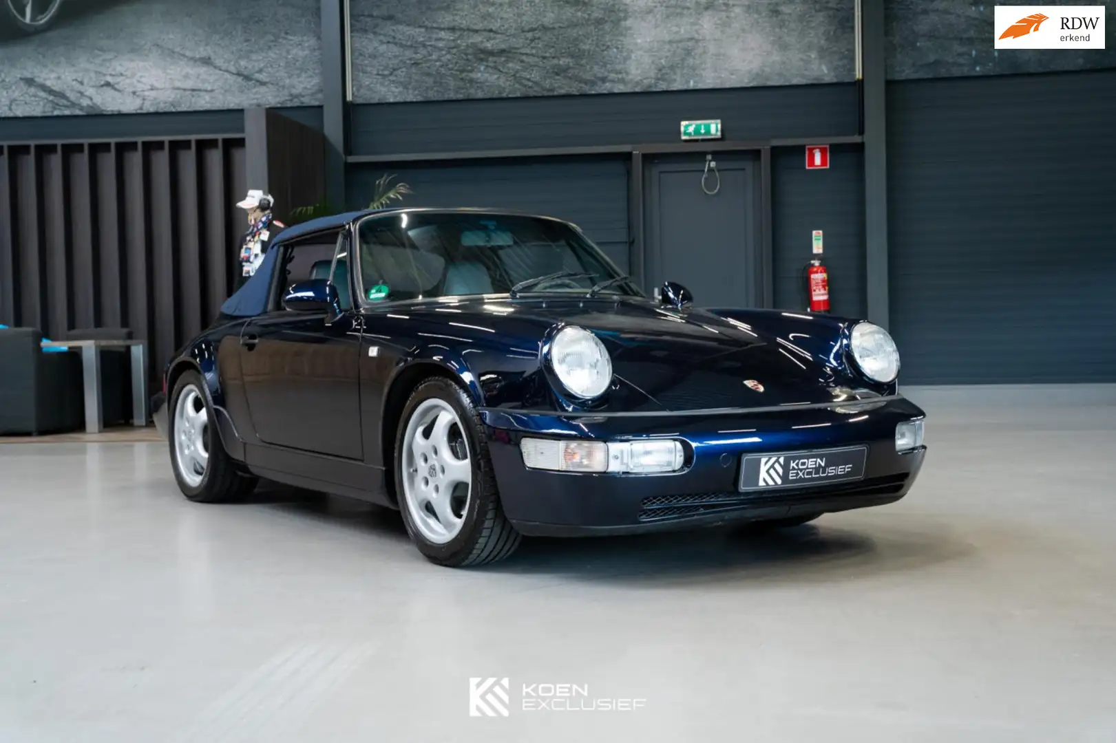 Porsche 993 Cabrio 964 3.6 C2 Cabrio (1993) handgeschakeld, co Blau - 1