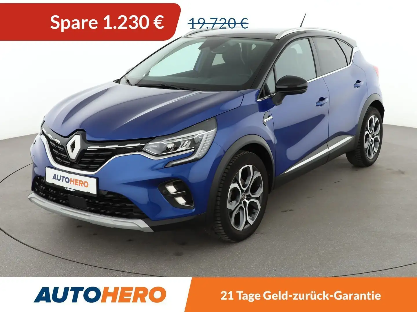 Renault Captur 1.3 TCe Intens Aut. *NAVI*LED*PDC*SHZ* Blau - 1