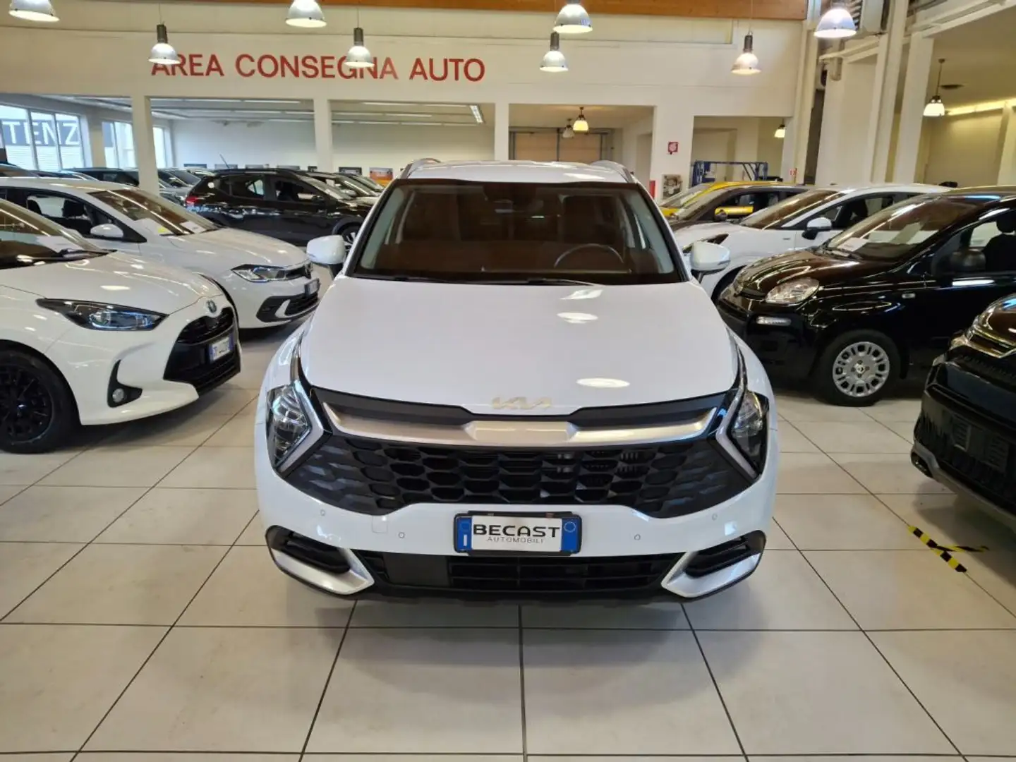 Kia Sportage 1.6 TGDi HEV AT Style UNICO PROPRIETARIO-PROMO K73 Bianco - 2