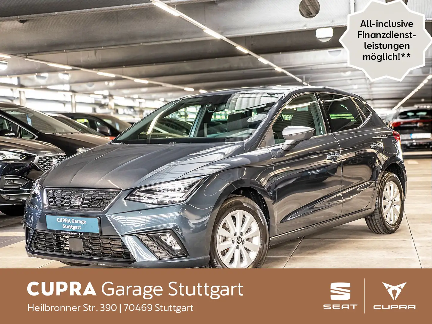 SEAT Ibiza 1.0 TSI Xcellence 7 kW Gris - 1