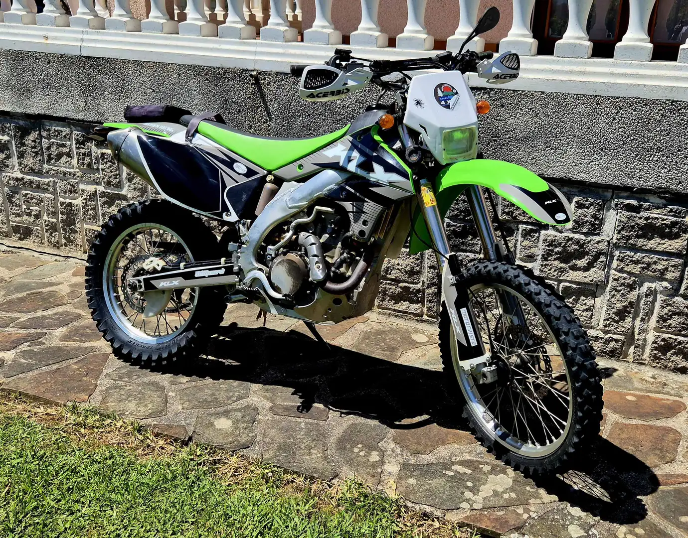 Kawasaki KLX 450 R enduro matriculada Verde - 2