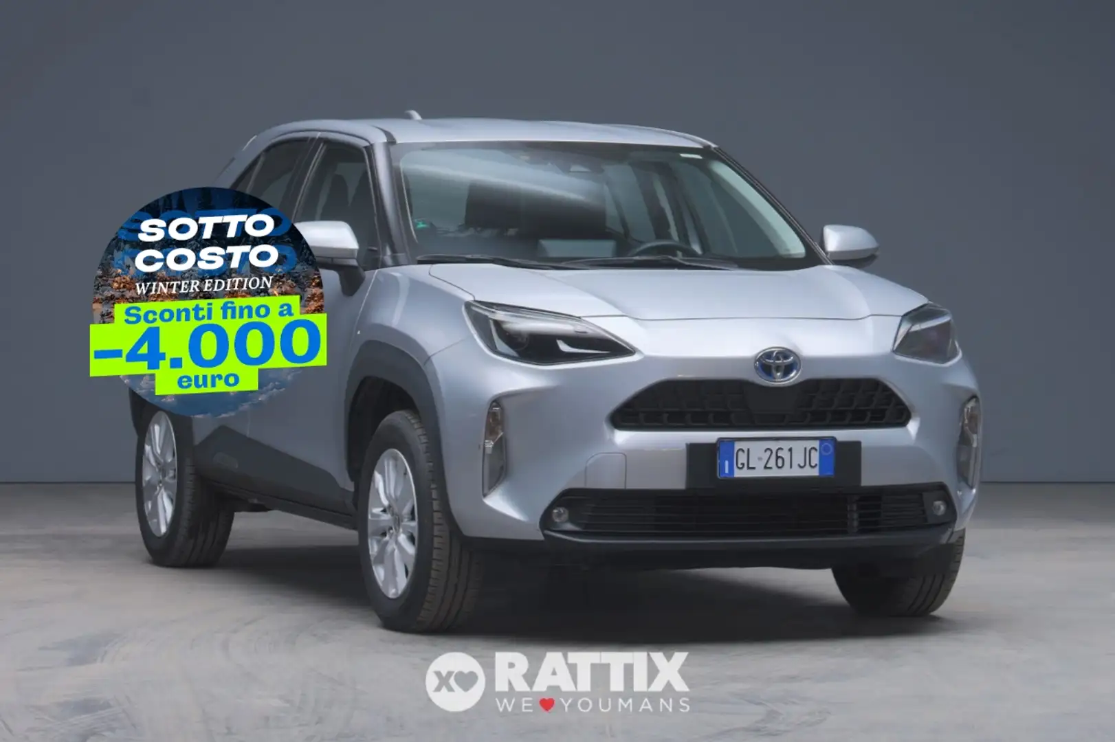 Toyota Yaris Cross 1.5h 116CV Active  e-CVT Grijs - 1