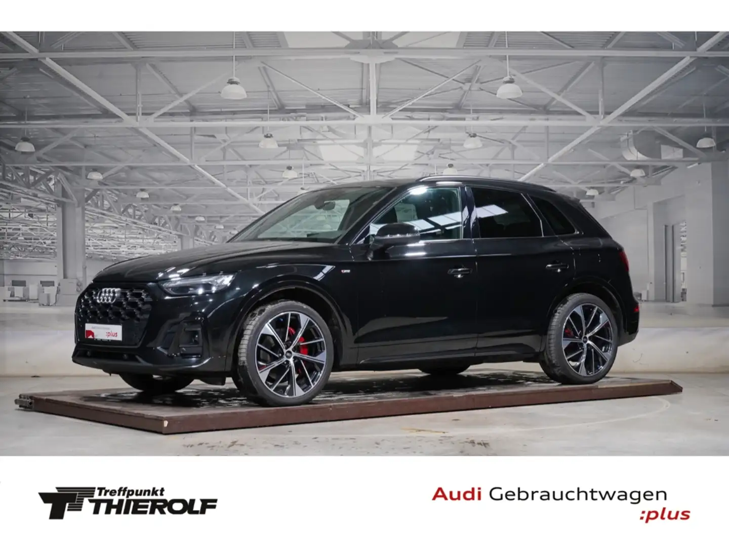 Audi Q5 55 TFSIe quattro S line Luftfederung ACC AHK Schwarz - 1