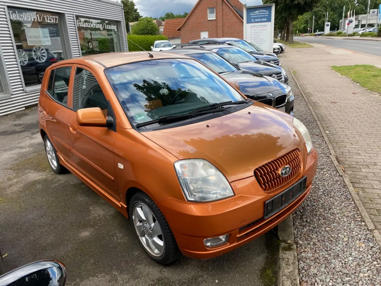 Kia Picanto 1.1 EX/Sitzheizung/Alu/Klimaanlage/ABS Oranje - 2