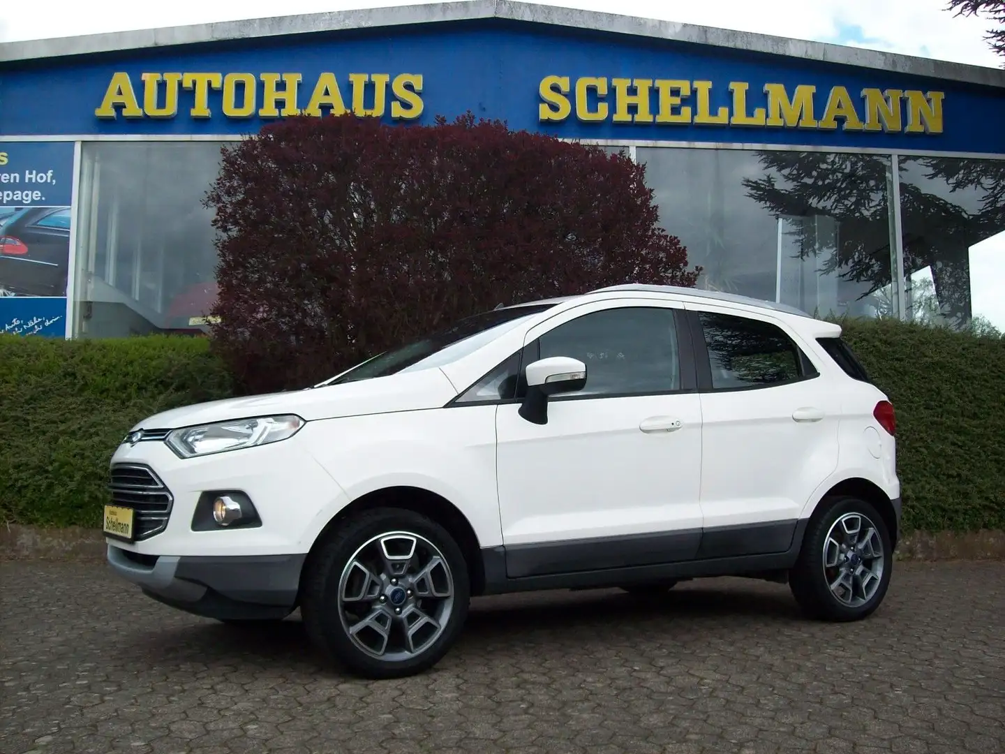 Ford EcoSport 1.0 Titanium Alu PDC Klimaauto SHZ FSHZ Weiß - 1