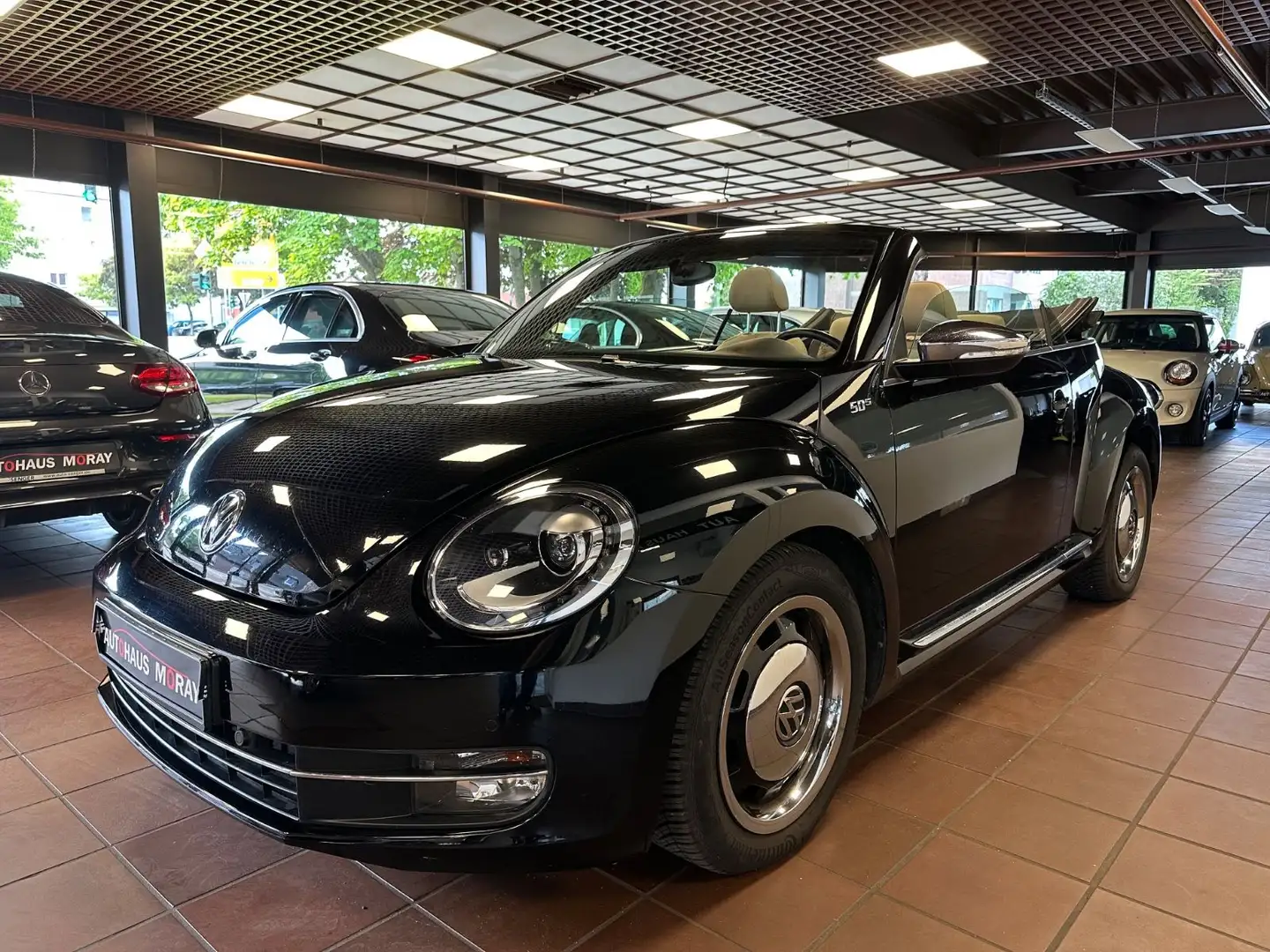 Volkswagen Beetle Cabriolet 50´s Design, Leder, Navi, 1. Hand, 50s Schwarz - 2