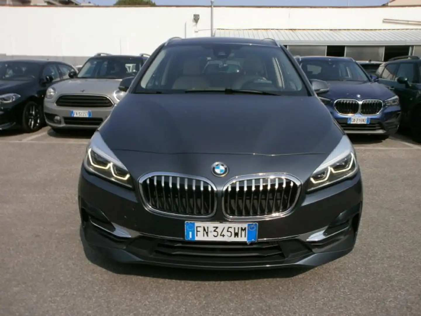 BMW 218 218d Gran Tourer Luxury 7p. auto Grigio - 2