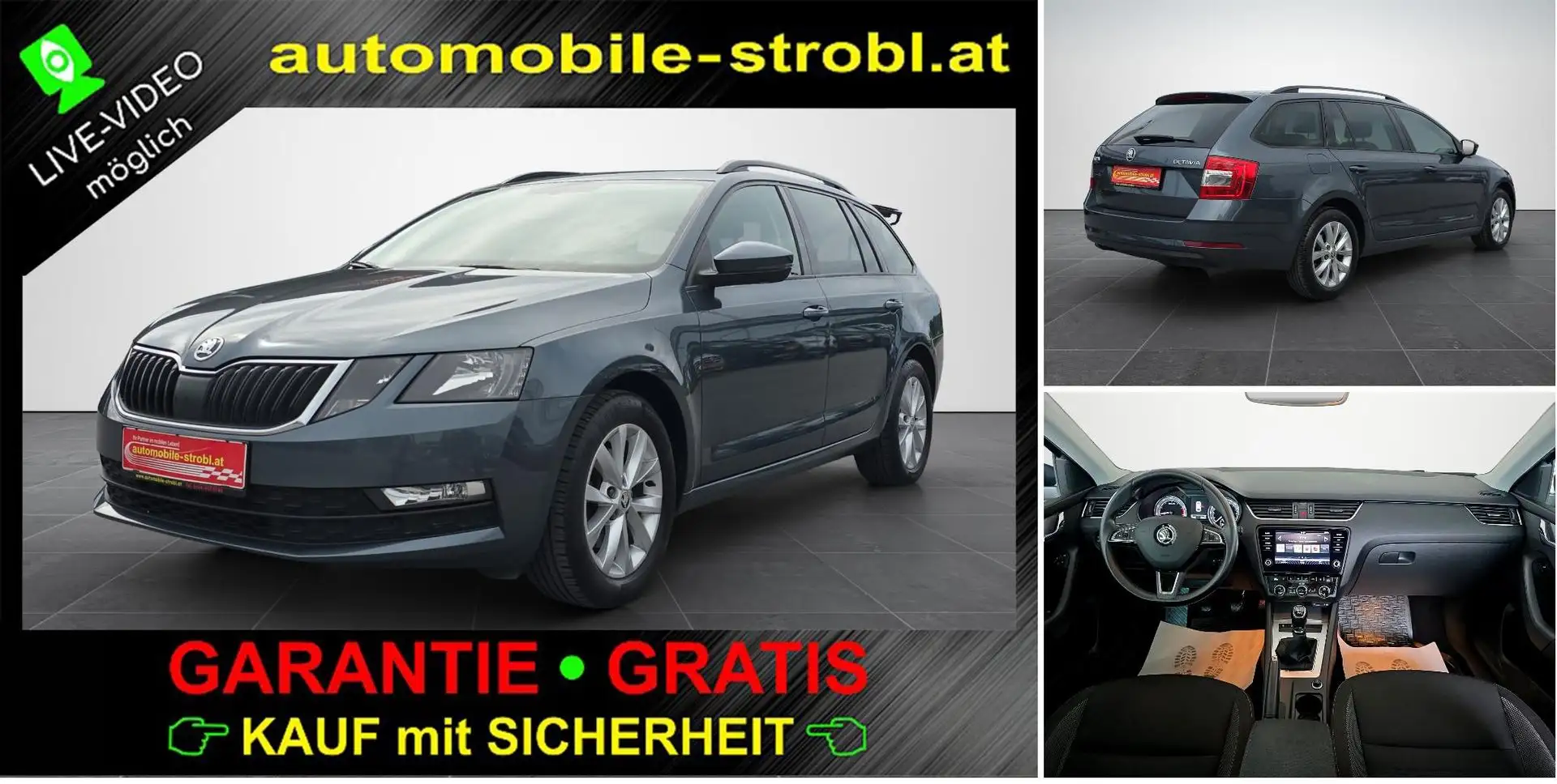 Skoda Octavia TSI Top-Ausst. GARANTIE Grau - 1