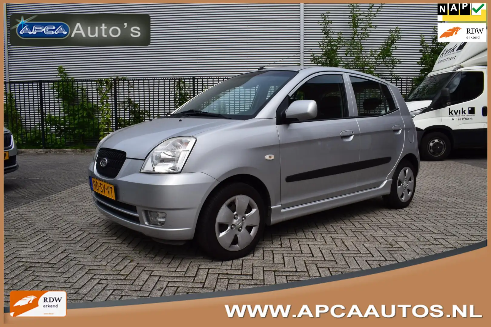 Kia Picanto 1.0 Colori 3 mnd GARANTIE Airco 5 Deurs Nette Auto Szary - 1