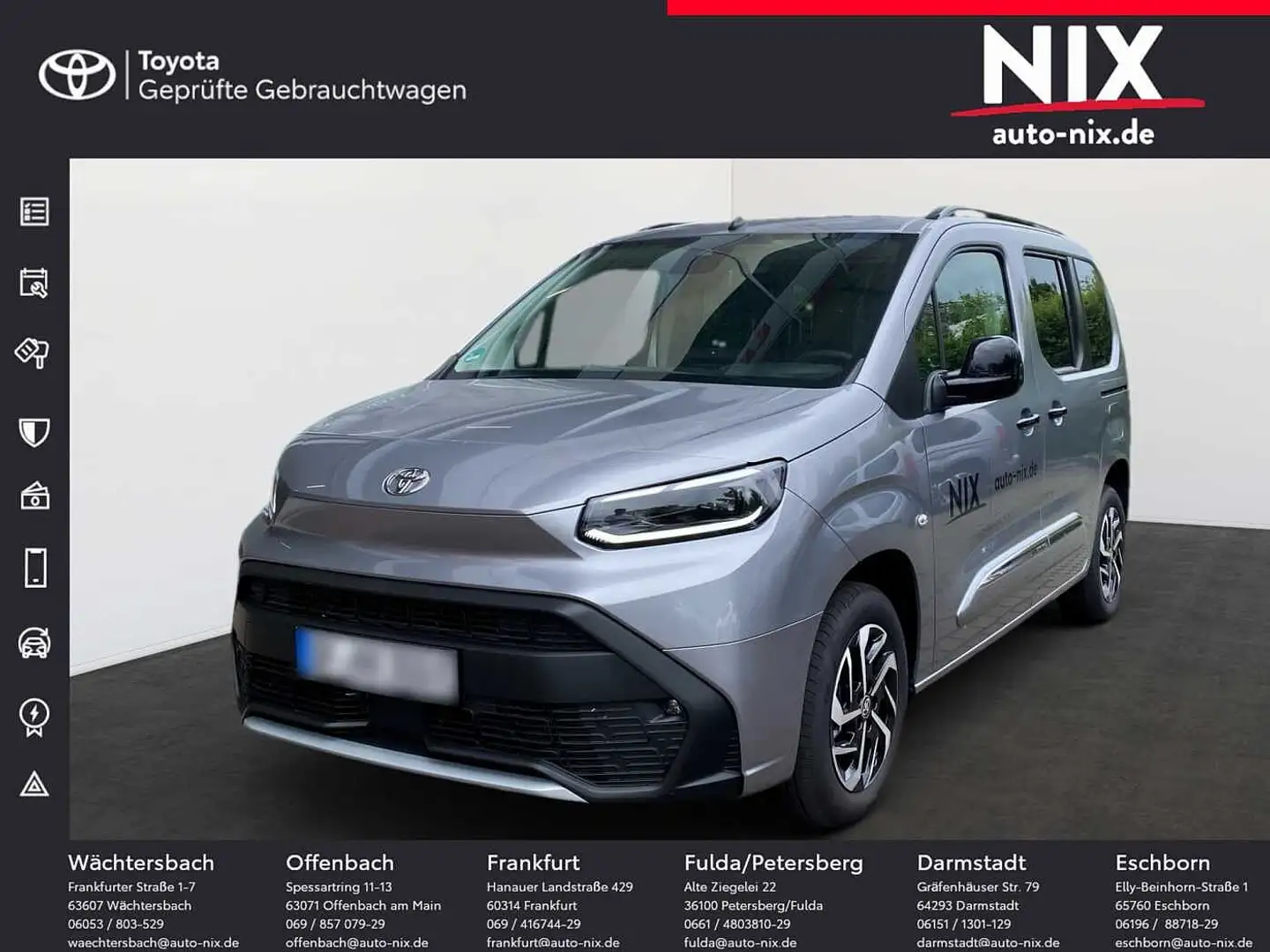 Toyota Proace City Verso Electric L1 Teamplayer 50 kWh Argent - 1