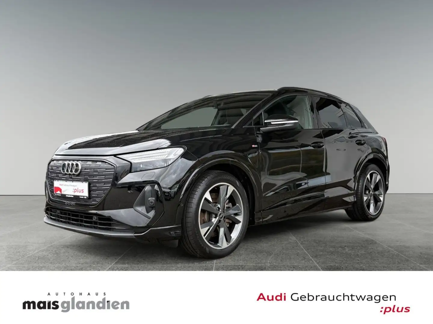 Audi Q4 e-tron 40 2x S line AHK Matrix HUD ACC WP Navi Noir - 1