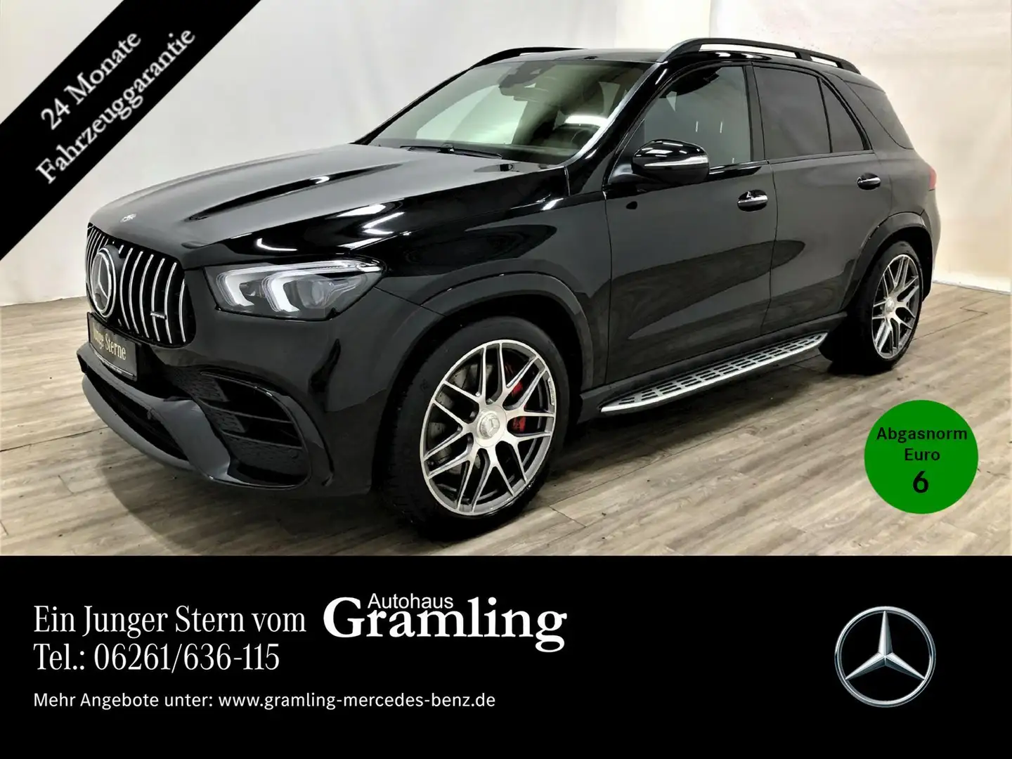 Mercedes-Benz GLE 63 AMG S 4M Pano*Distr*HUD*Sitzkl*AHK*Burmes Negro - 1