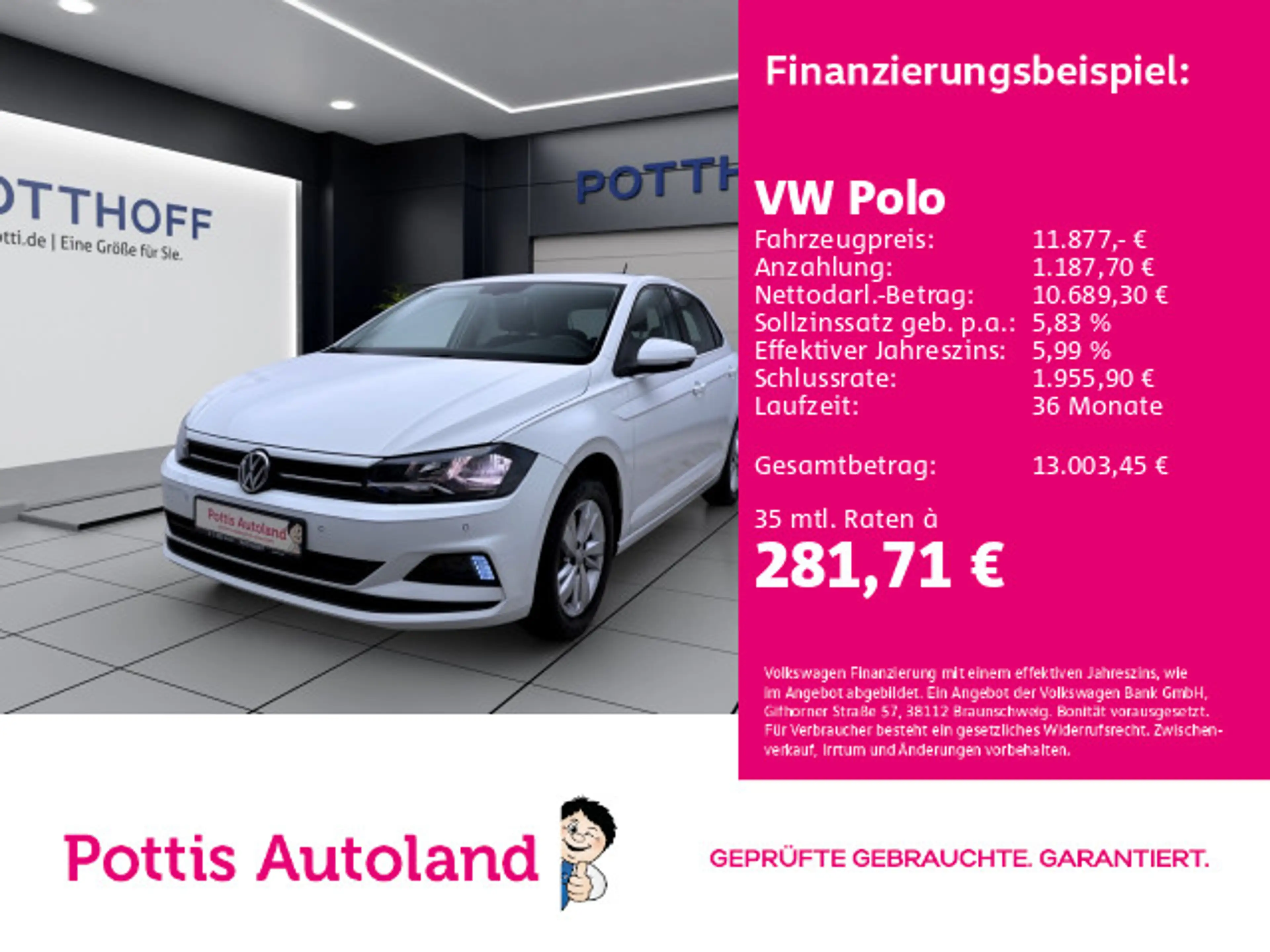 Volkswagen Polo 1.0 MPI COMFORTLINE NAVI PDC SITZHZG KLIMA