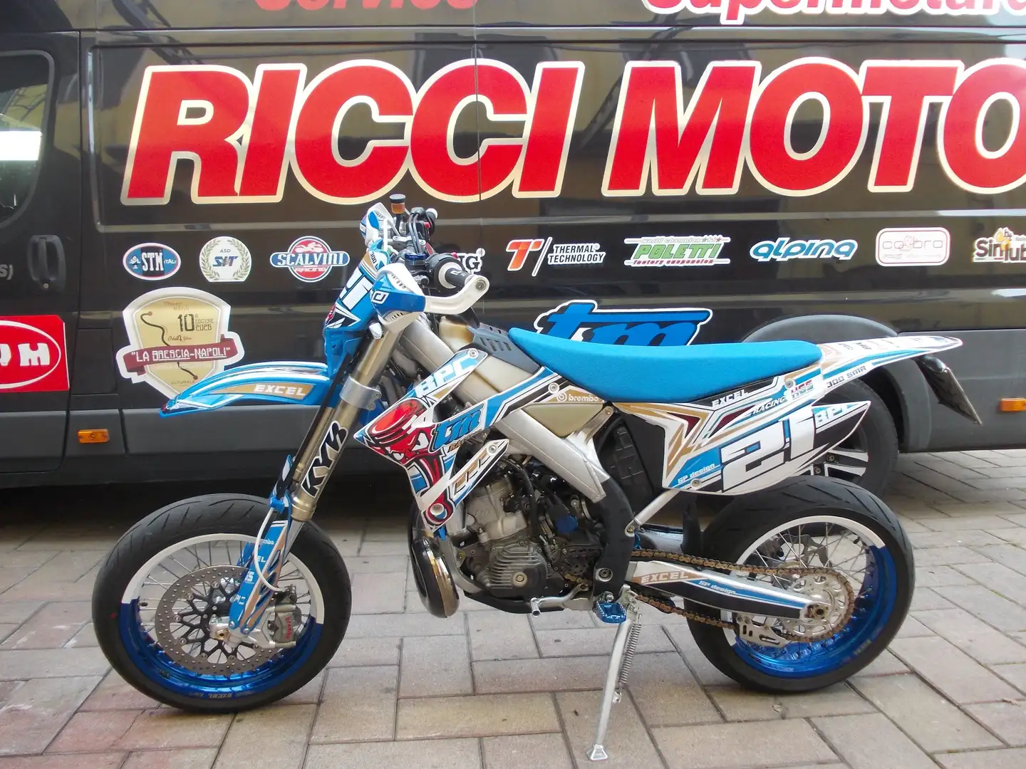 TM SMR 300 2T MOTARD FI Bleu - 1