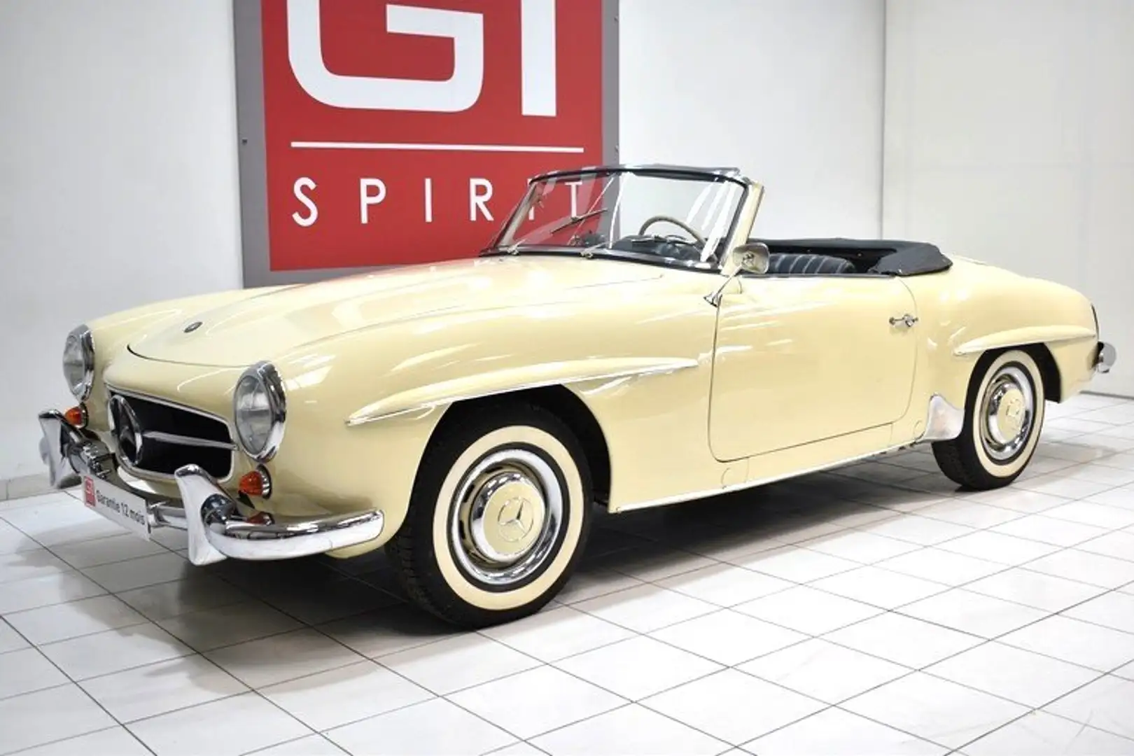 Mercedes-Benz 190 MERCEDES 190 SL Jaune - 1