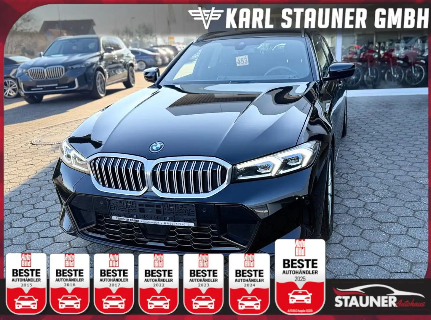 BMW 330 e Touring M-Sport MEMORY HEAD-UP Černá - 1