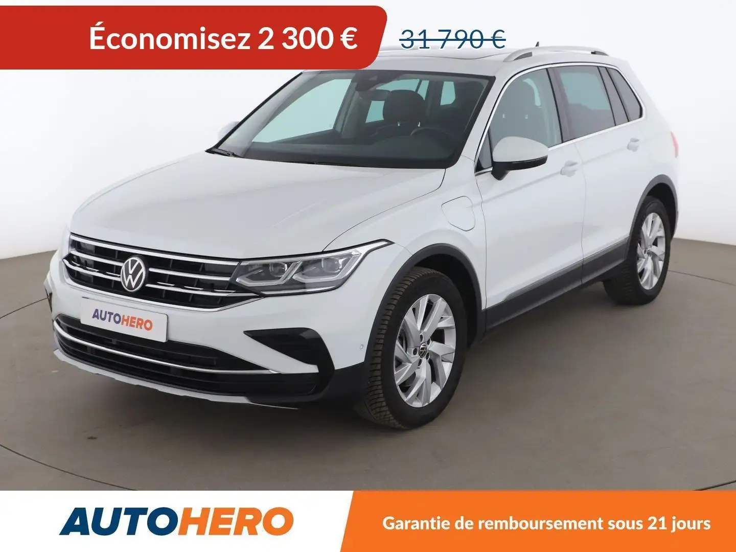 Volkswagen Tiguan 1.4 eHybrid Elegance DSG6 Blanc - 1