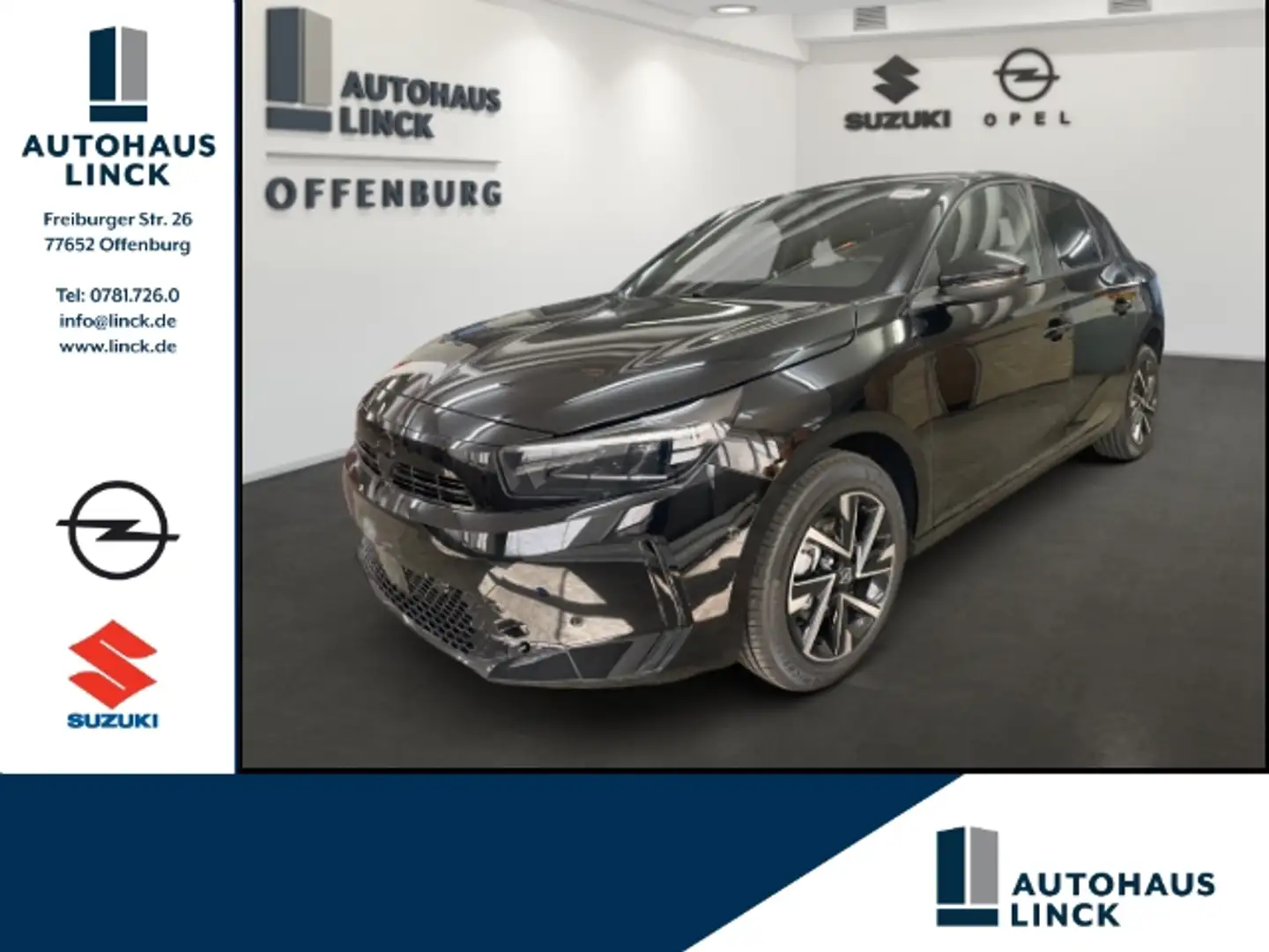 Opel Corsa F GS 1.2 Turbo EU6e Navi LED Keyless Schwarz - 1