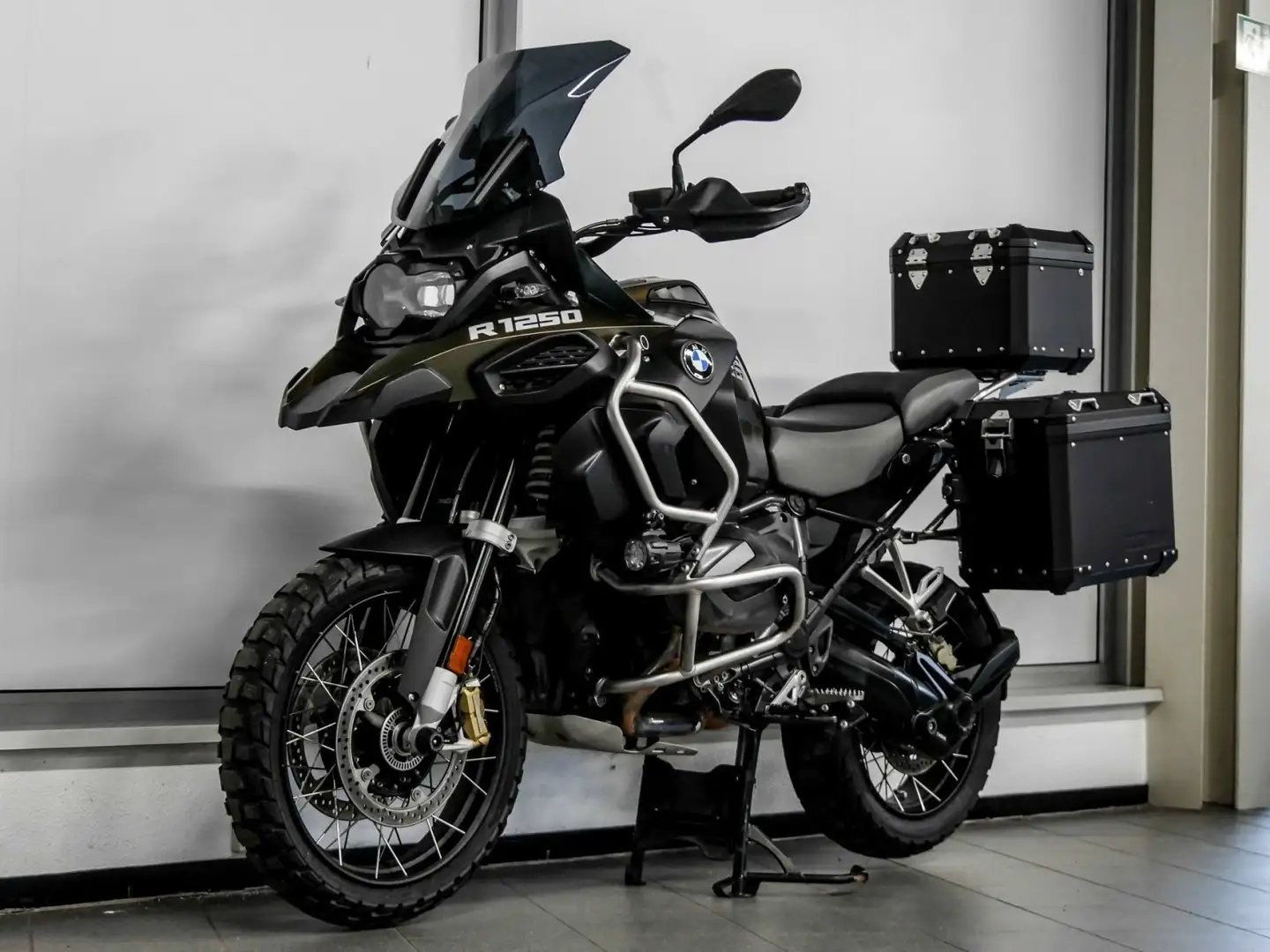 BMW R 1250 GS Adventure Koffersatz & Top Case Verde - 2