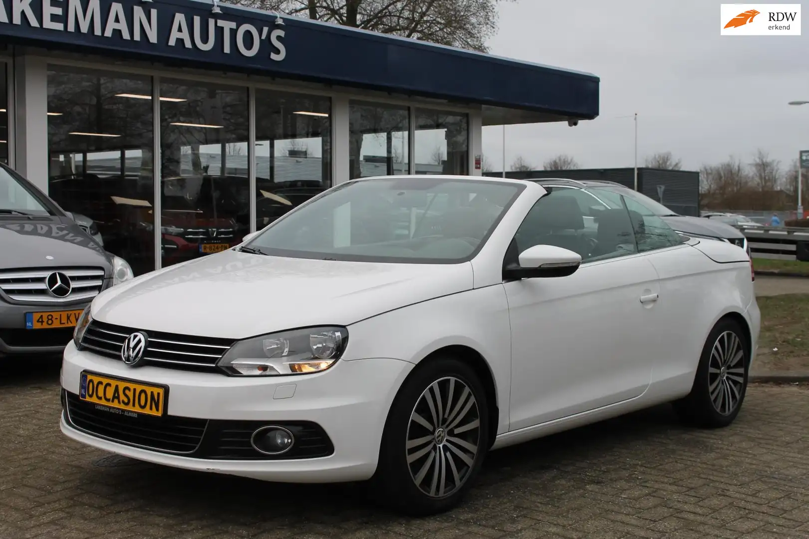 Volkswagen Eos 1.4 TSI Highline Panorama Huurkoop Inruil Service White - 1