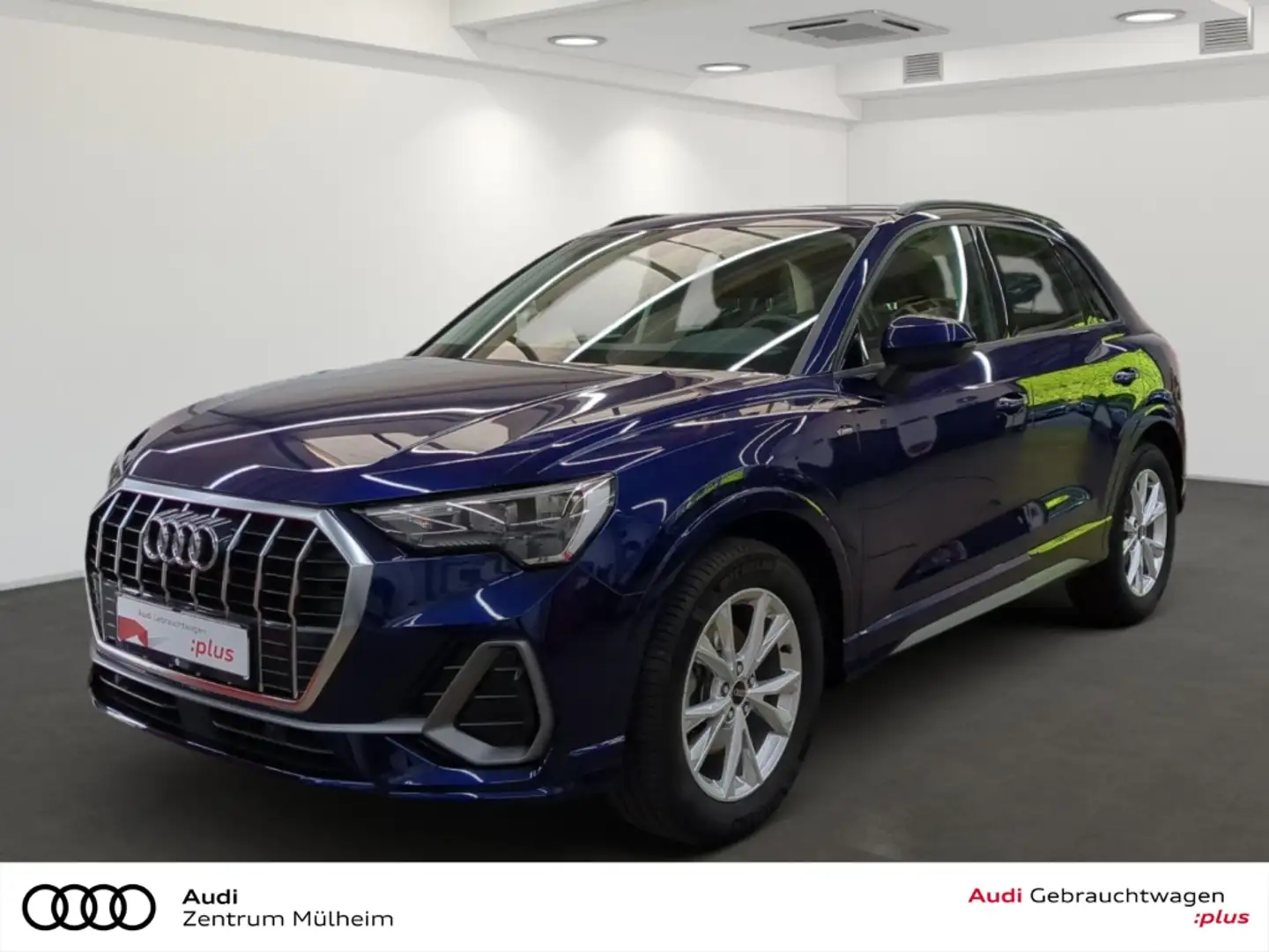 Audi Q3 35 TFSI S line Navi LED Rückfahrkamera APS virtual Blauw - 2