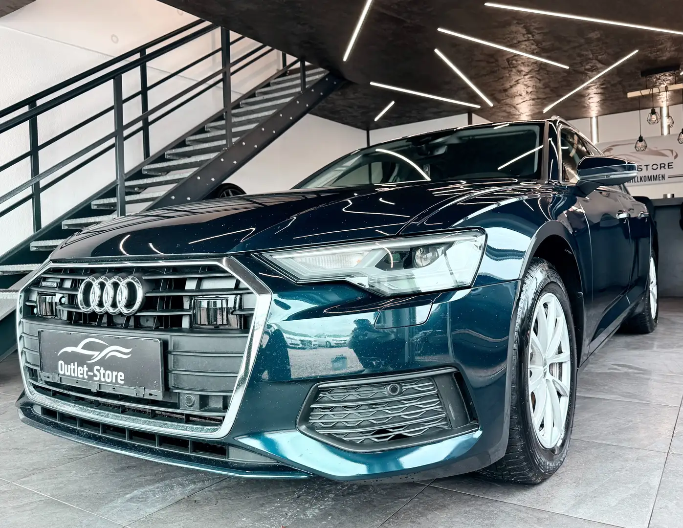 Audi A6 45 TDI quattro*2.Besitz*Navi*SHZ*R-Kamera*ACC*TOP* Blau - 1