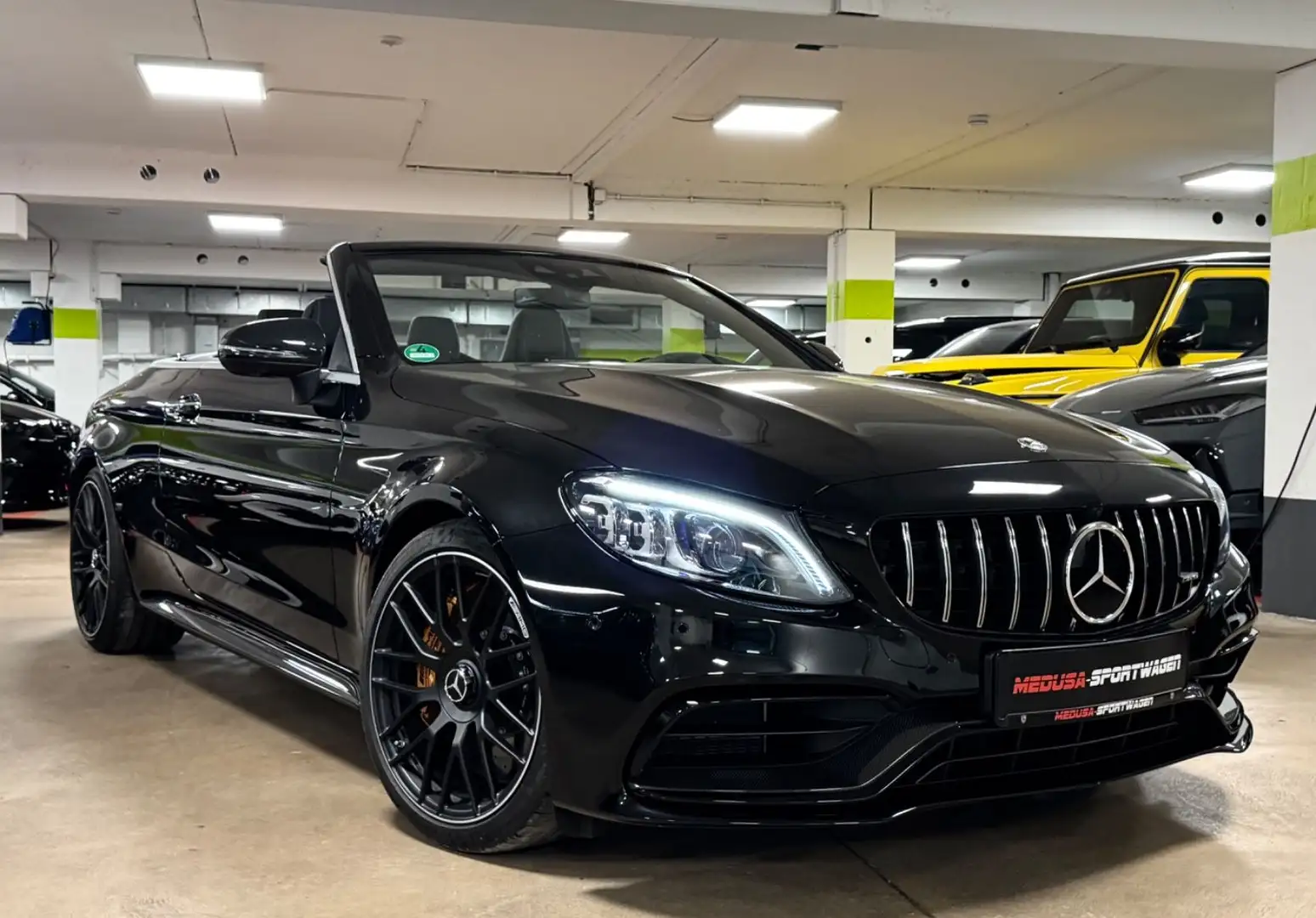 Mercedes-Benz C 63 AMG C 63 S AMG CABRIO CARBON EXT&INT CERAMIC FULLOPT Schwarz - 1