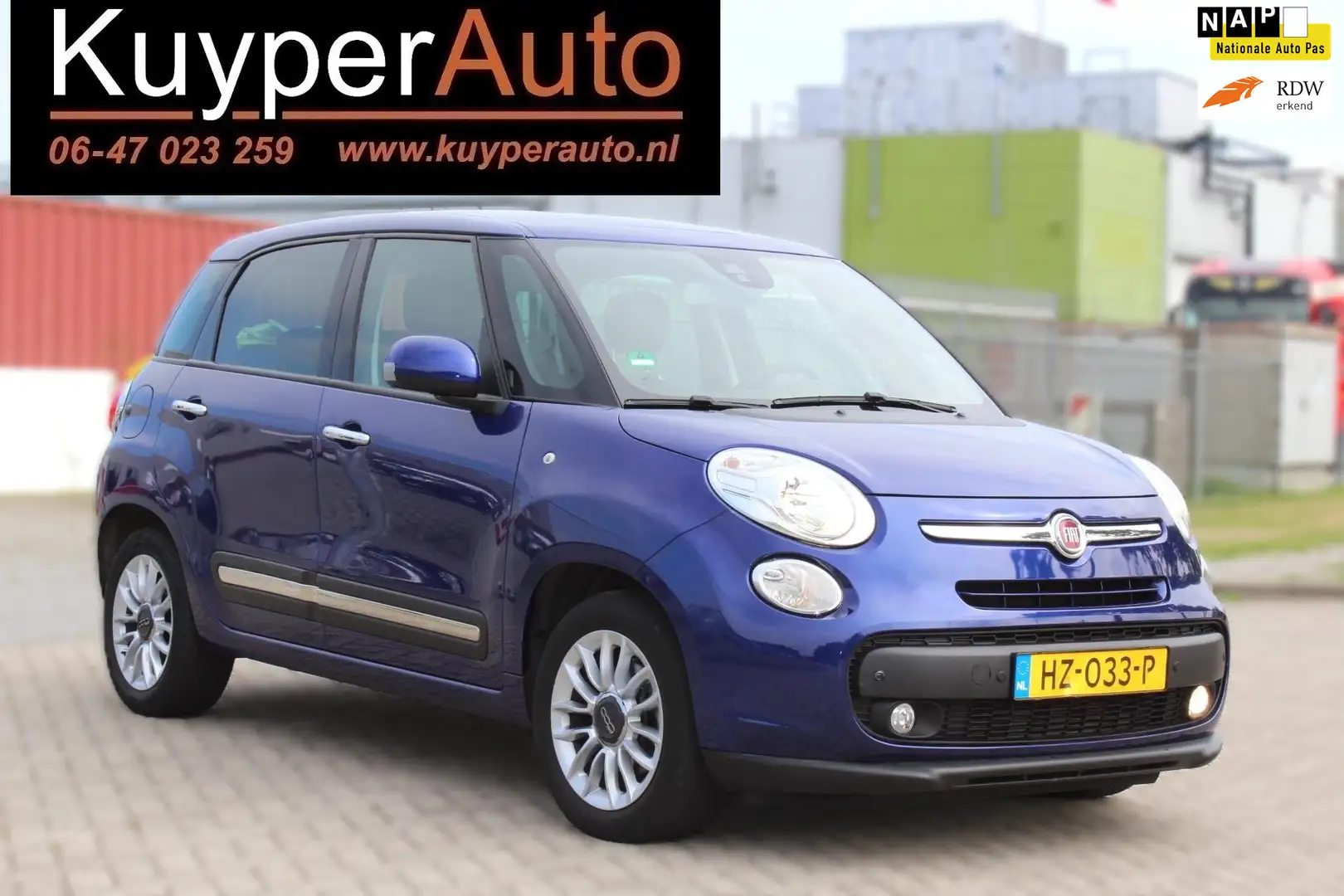Fiat 500L 1.3 M-Jet Lounge AUTOMAAT 1E EIG. PANO CAMERA LEDE Bleu - 1