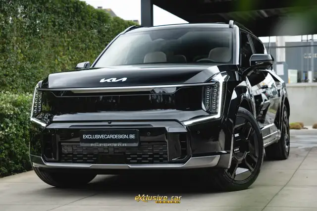Kia EV9 99.8 kWh AWD GT Line 7pl/SOH 99%/Massage/Meridian soundsystem/LED/Pano/360°Cam/HUD/Zetelverkoeling/Leder/Carplay