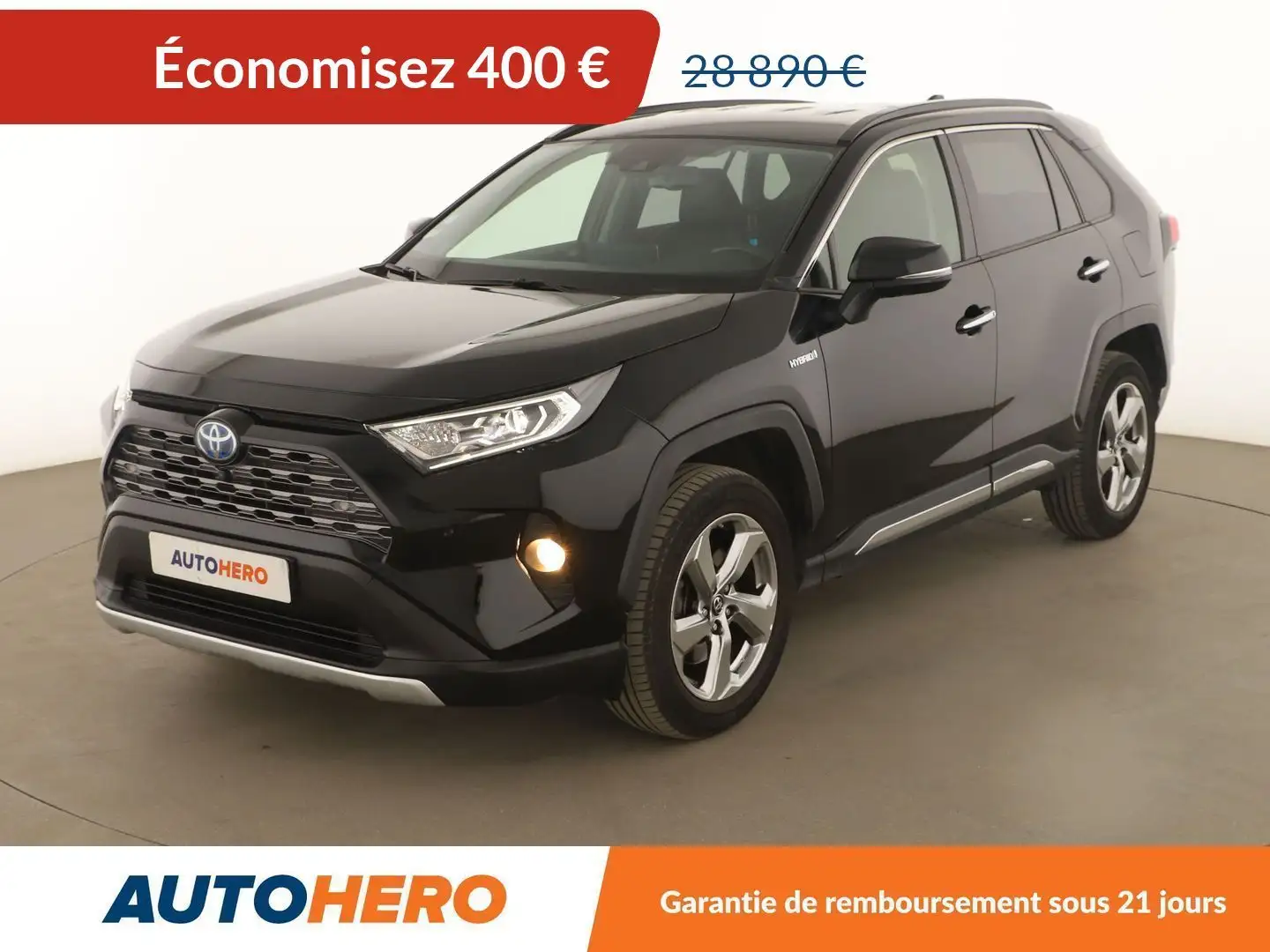 Toyota RAV 4 2.5 Hybride AWD Lounge Noir - 1
