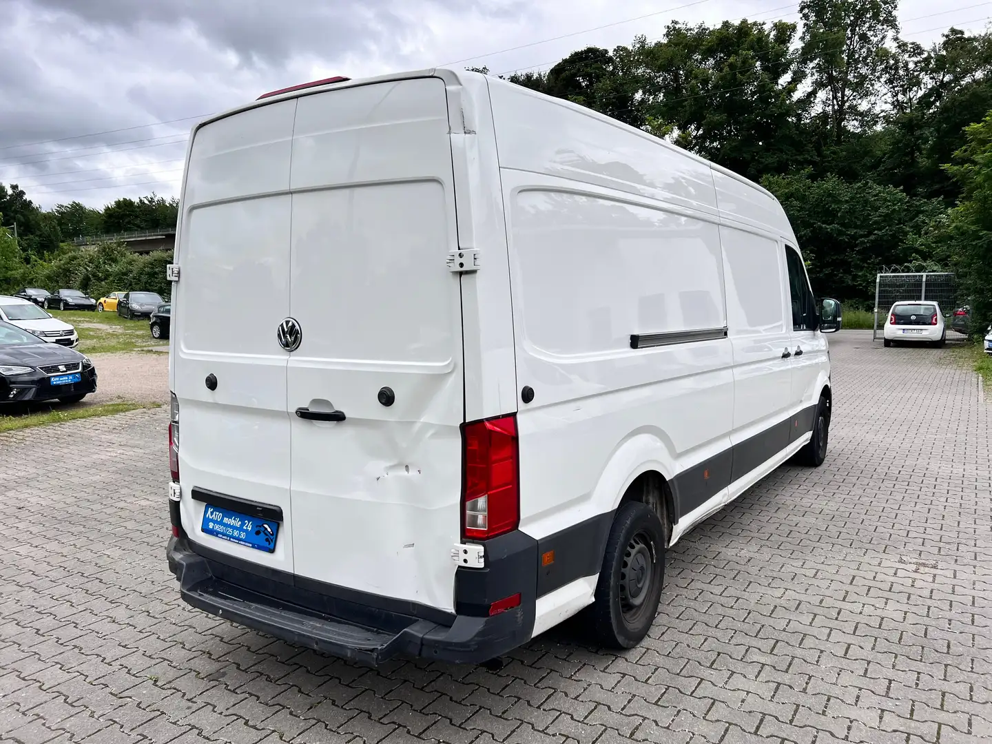 Volkswagen Crafter Kasten 35 lang Hochdach Navi Kamera PLA DAB GRA... Blanc - 2