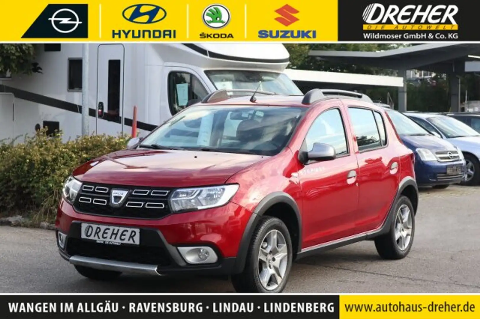 Dacia Sandero Sandero II 0.9 TCe 90 eco² Stepway Navi/Klima Rot - 1