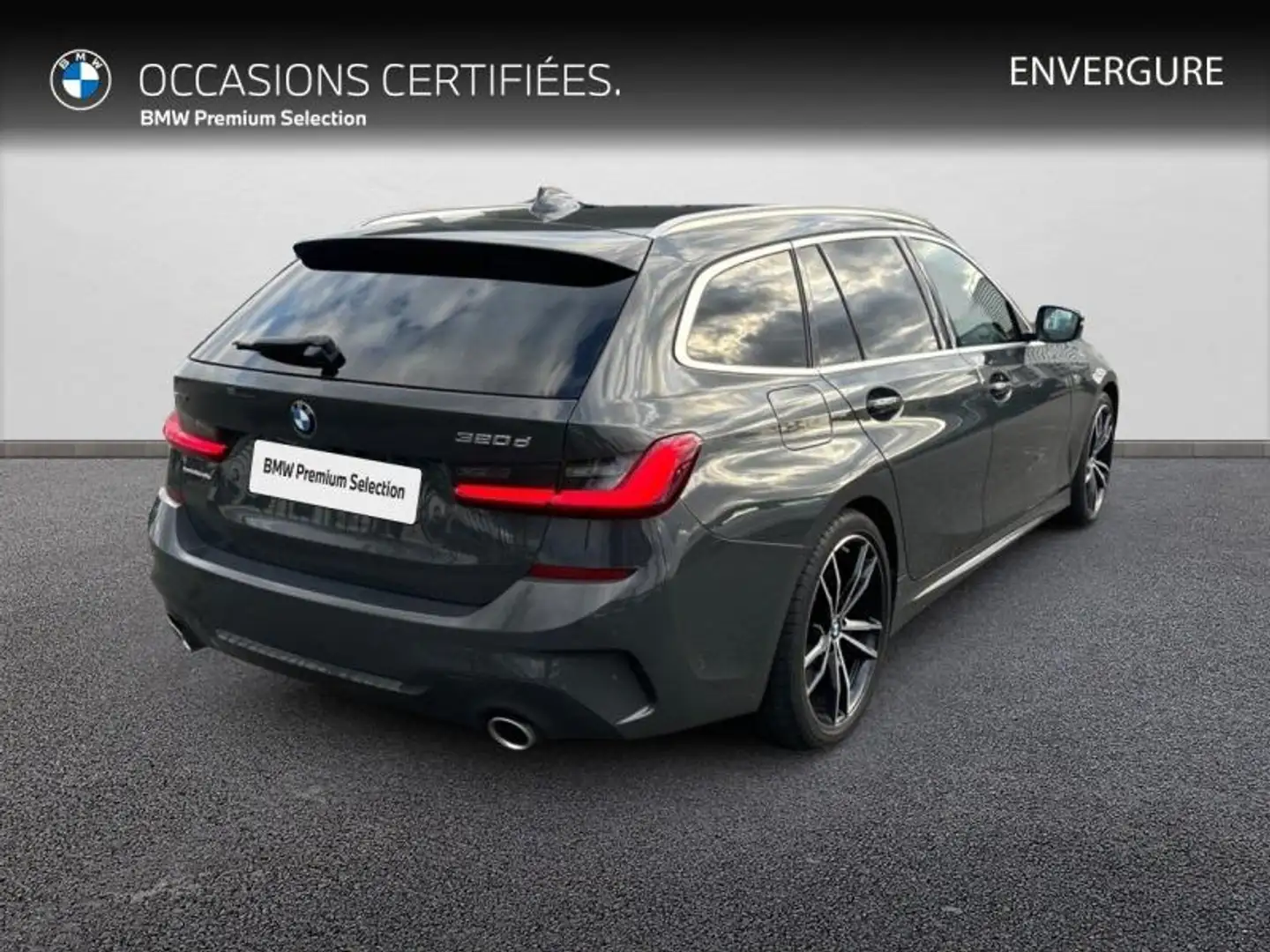 BMW 320 320dA MH xDrive 190ch M Sport Gris - 2
