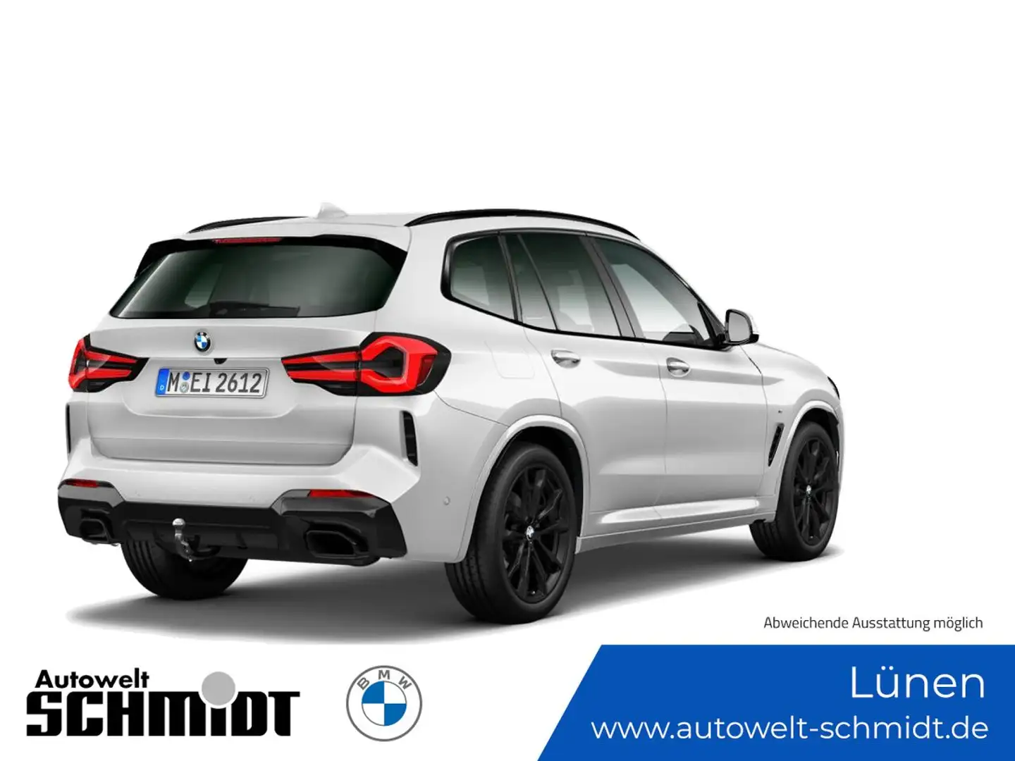 BMW X3 xDrive20d M Sportpaket + GARANTIE-bis-09.2029 Weiß - 2