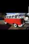 Volkswagen T1 Bus Bulli restaurierter Klassiker Rood - thumbnail 4
