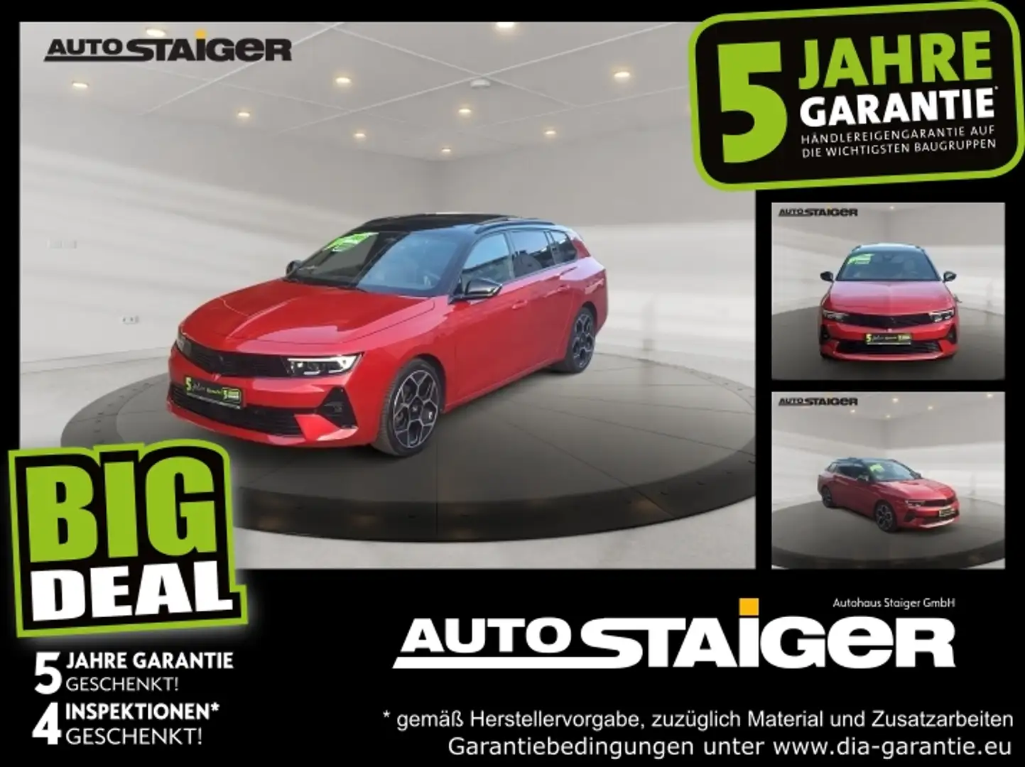 Opel Astra L ST 1.5 Automatik*Schiebedach*Allwetter Rouge - 1