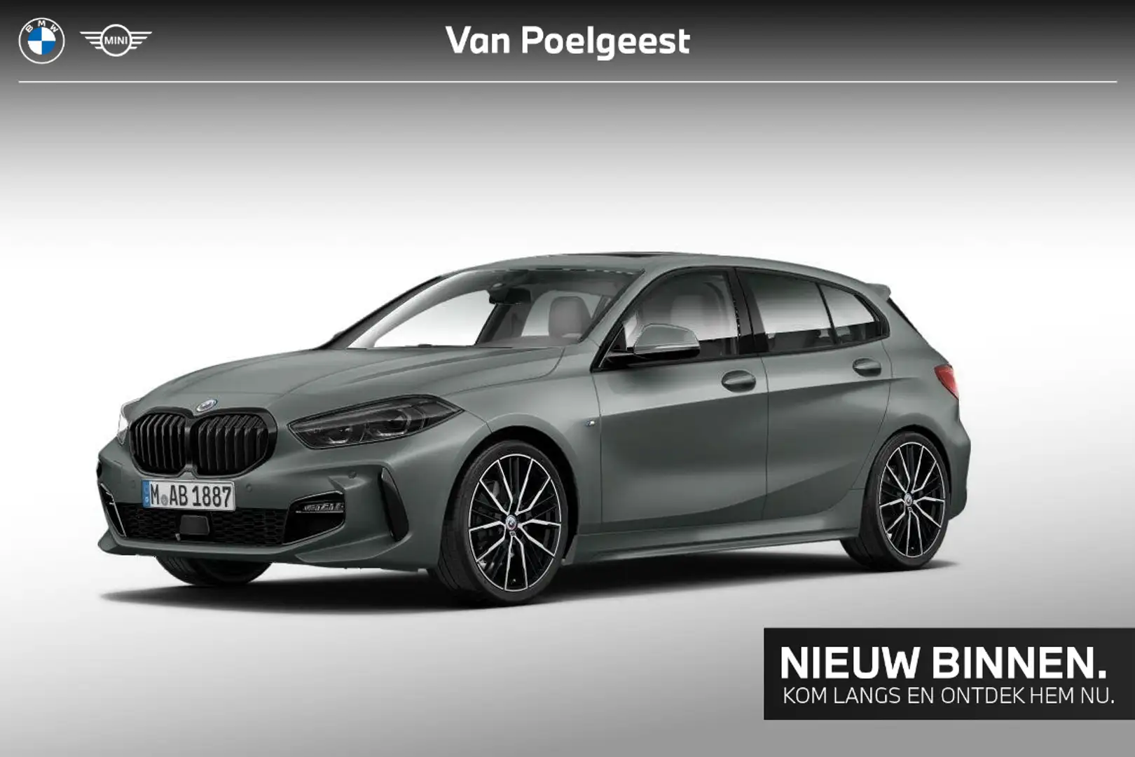 BMW 120 1 Serie 120i Business Edition Model M Sport Indivi Grijs - 1