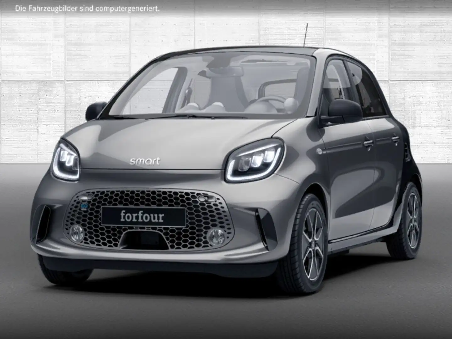smart forFour EQ 60kWed passion SHZ Pano PDC+Kamera Grijs - 2
