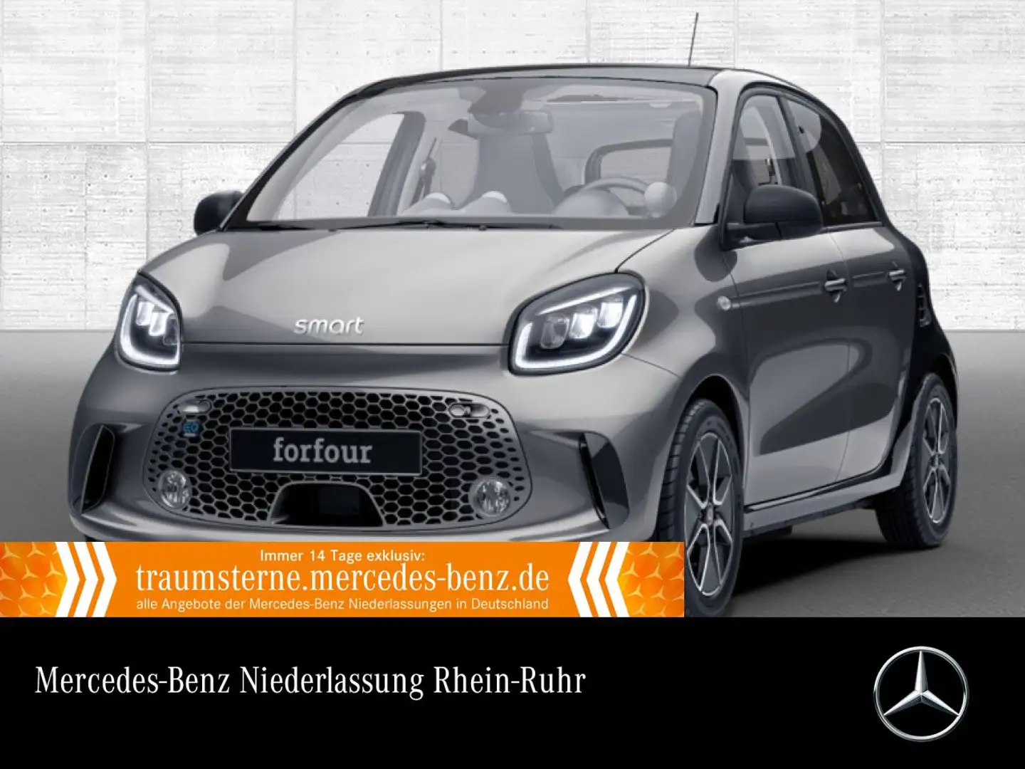 smart forFour EQ 60kWed passion SHZ Pano PDC+Kamera Grijs - 1