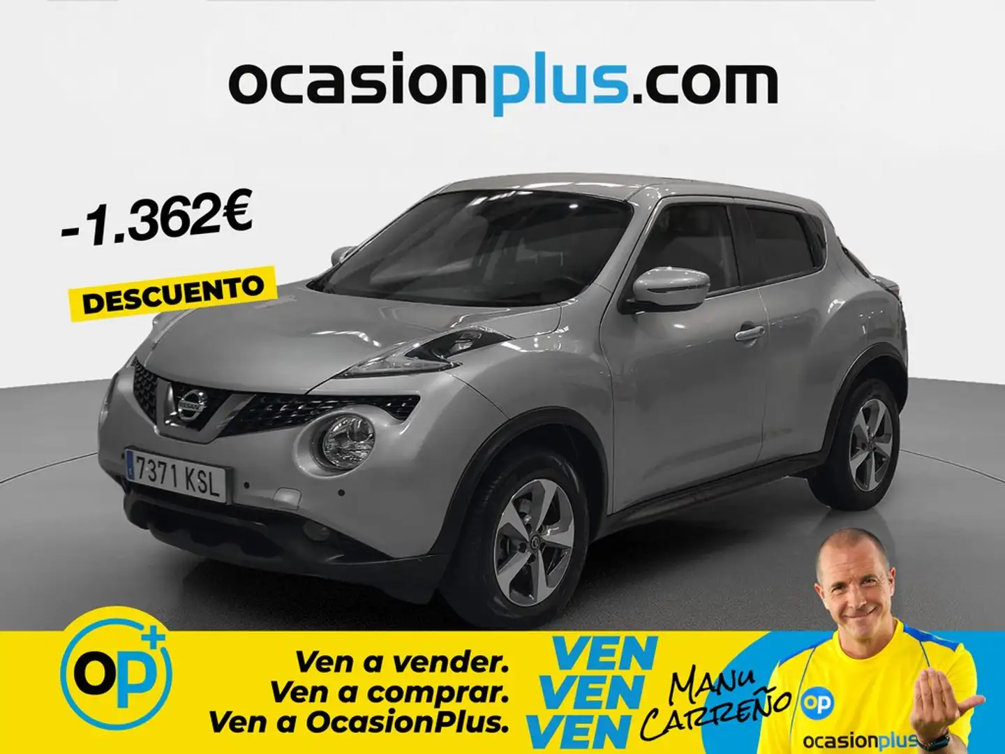 Nissan Juke 1.5dCi N-Connecta 4x2 Gris - 1