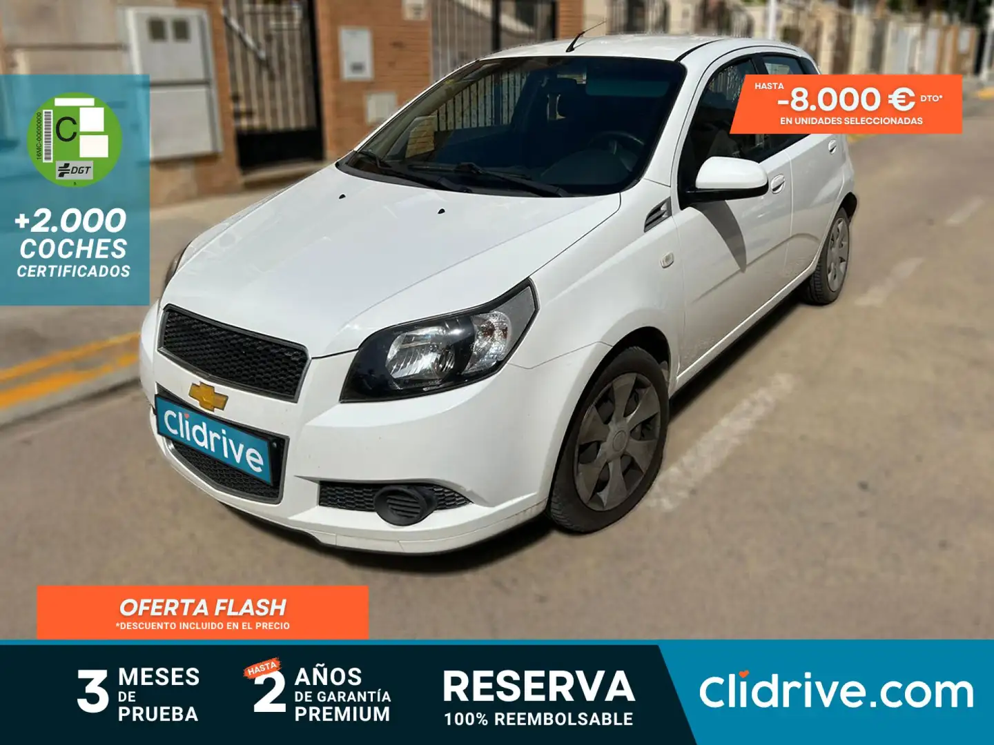 Chevrolet Aveo 1.2 16v LS Blanco - 1