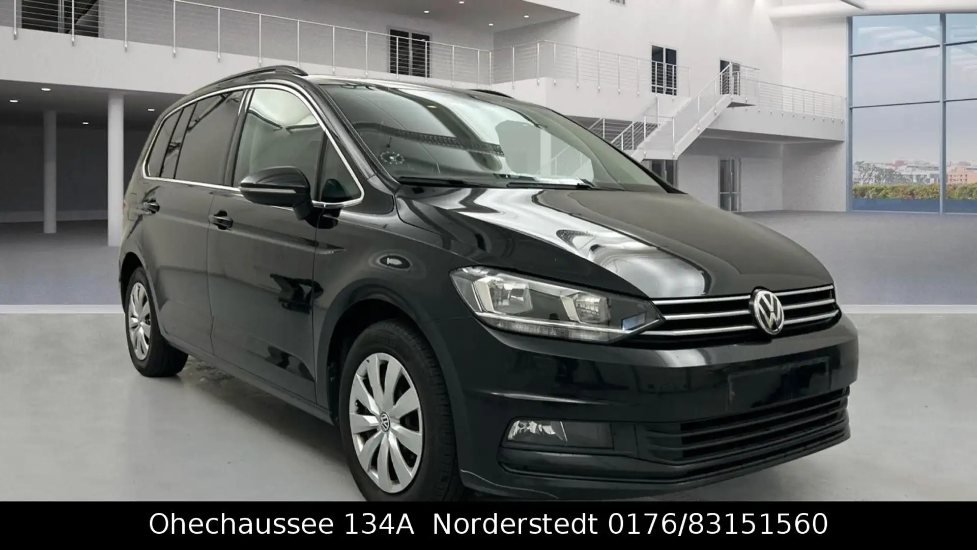Volkswagen Touran Comfortline Automatik DSG7 Top Zustand Schwarz - 2