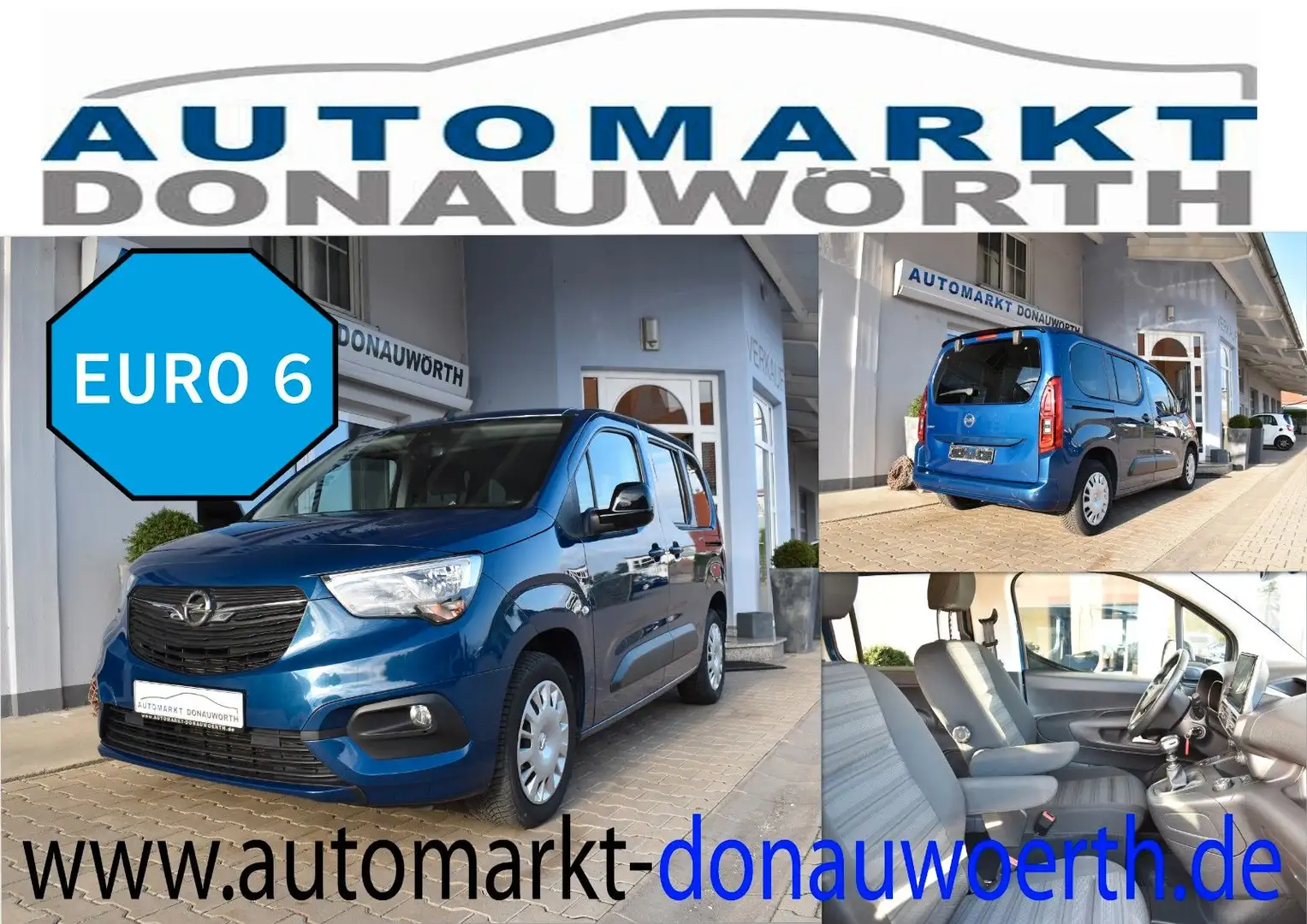 Opel Combo Life 1.5 D Start/Stop Elegance Navi Sitzhz Blauw - 1